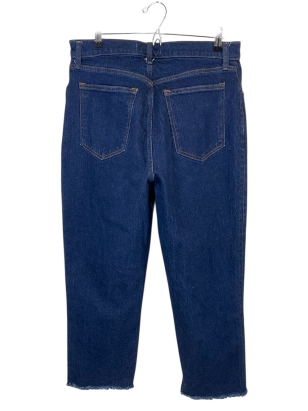 Abercrombie & Fitch 90s Straight Ultra High Rise Curve Love Frayed Hem Jeans - Picture 3 of 8